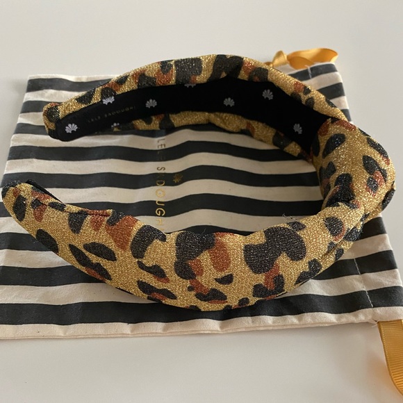 Lele Sadoughi Knotted Leopard Headband - Picture 5 of 5